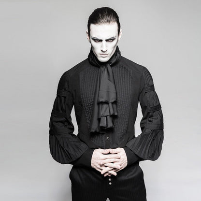 Corbin - The Nevermore Gothic Shirt for Men – Unique Gothic Fashion for Men by Nevermore Lifestyle & Tech | 2XL Black