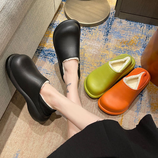 Cozy Step Slippers - Women's Platform Home Shoes by The Nevermore