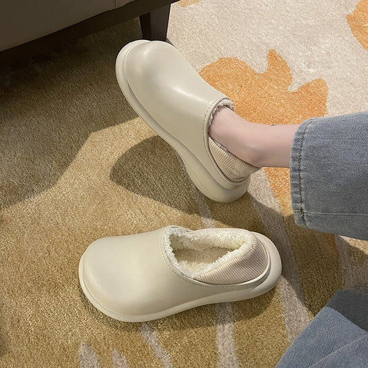 Cozy Step Slippers - Women's Platform Home Shoes by The Nevermore
