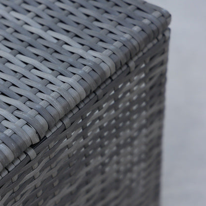 5 Pieces Wicker Patio Furniture Set Outdoor Patio Chairs With Ottomans Conversation Furniture