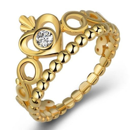 Crown Heart - The Nevermore Ring 925 Sterling Silver – Unique Rings for Women by Nevermore Lifestyle & Tech | Bright Silver 10