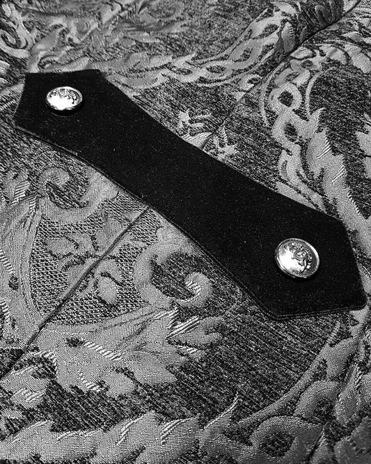 Damien - The Nevermore Gothic Coat for Men – Unique Gothic Fashion for Men by Nevermore Lifestyle & Tech | Black 2XL