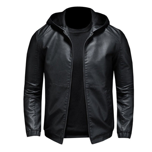 Darkpiston - The Nevermore leather motorcycle jacket for Men – Unique Men's Fashion by Nevermore Lifestyle & Tech | 3XL 01 Black