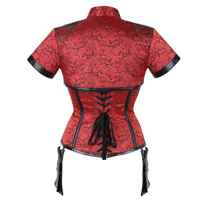 Deianira - The Nevermore Steampunk Gothic Corset – Unique Gothic Fashion by Nevermore Lifestyle & Tech | 2XL Black