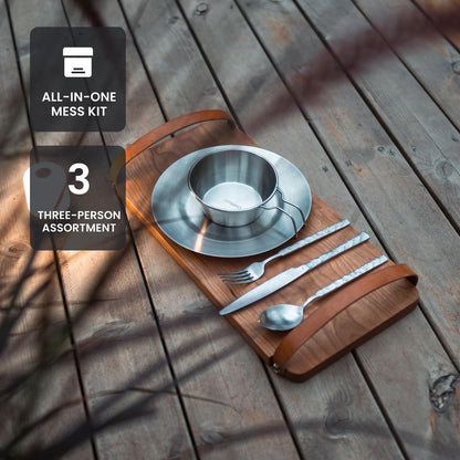 Outdoor Dining Set Organizer Bag For Picnics And Camping