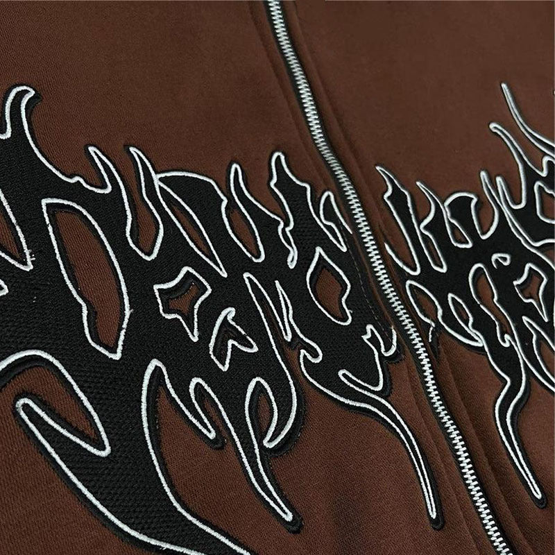 Draven Swiftstrike - The Nevermore Hooded Coat - Sweater with Zipper for Men – Unique Men's Fashion by Nevermore Lifestyle & Tech | L Light Brown