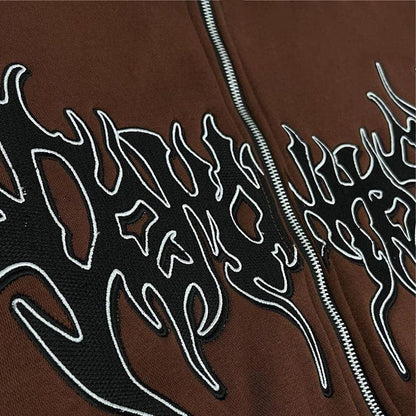 Draven Swiftstrike - The Nevermore Hooded Coat - Sweater with Zipper for Men – Unique Men's Fashion by Nevermore Lifestyle & Tech | L Light Brown