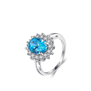 Dreamy Flutter - The Nevermore Light Luxury Ring 925 Silver – Unique Jewelry by Nevermore Lifestyle & Tech | US10 Blue