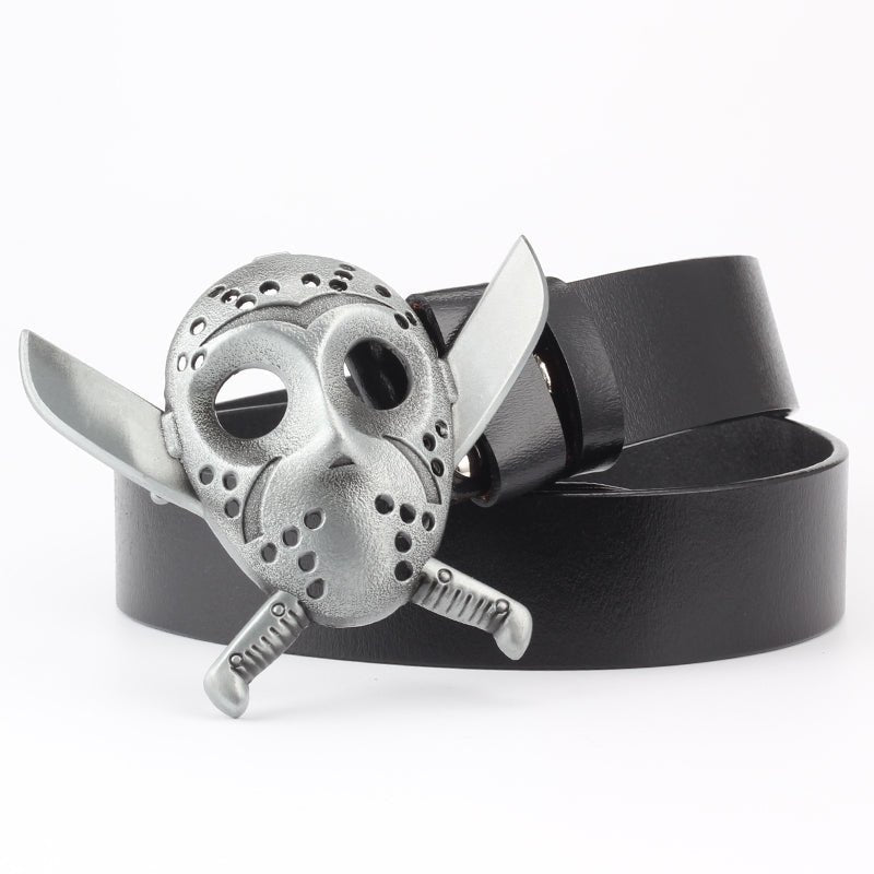 Duke Bolt - The Nevermore Gothic Belt Mask – Unique Gothic Fashion for Men by Nevermore Lifestyle & Tech | 105cm 06