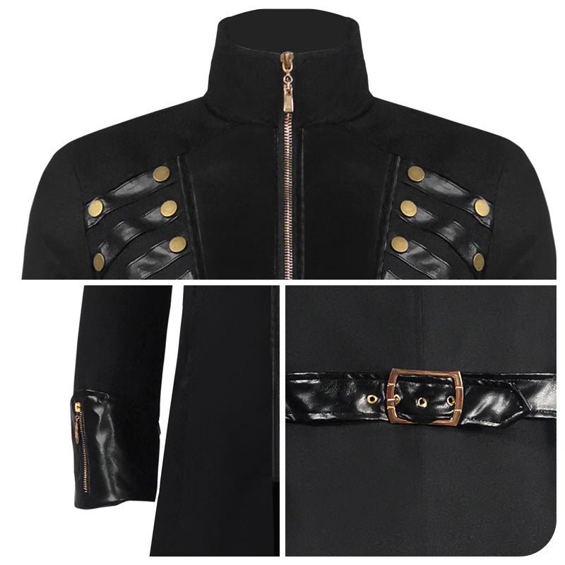 Ebon Seraph – Gothic Coat by The Nevermore – Unique Gothic Fasfion by Nevermore Lifestyle & Tech | L Black1