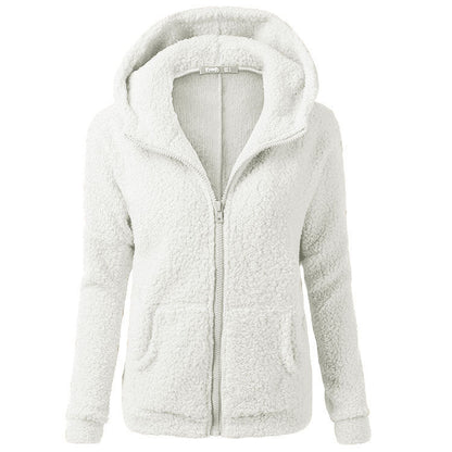 Eclipse Bay - Hooded Cotton Cardigan by The Nevermore – Unique Cardigans by Nevermore Lifestyle & Tech | 3XL White