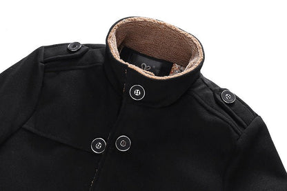 Edge Falcon - The Nevermore Trench Coat for Men – Unique Men's Fashion by Nevermore Lifestyle & Tech | 2XL Black