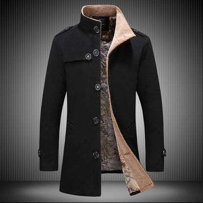 Edge Falcon - The Nevermore Trench Coat for Men – Unique Men's Fashion by Nevermore Lifestyle & Tech | 2XL Black
