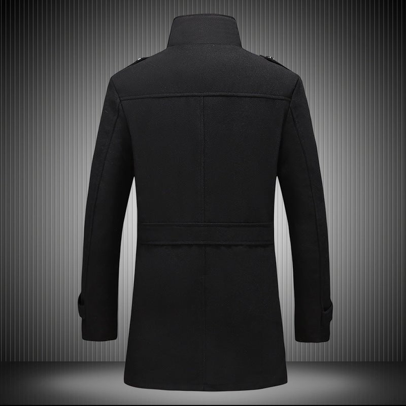 Edge Falcon - The Nevermore Trench Coat for Men – Unique Men's Fashion by Nevermore Lifestyle & Tech | 2XL Black