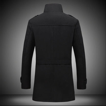 Edge Falcon - The Nevermore Trench Coat for Men – Unique Men's Fashion by Nevermore Lifestyle & Tech | 2XL Black