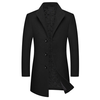 Edge Falcon - The Nevermore Trench Coat for Men – Unique Men's Fashion by Nevermore Lifestyle & Tech | 170. Black2