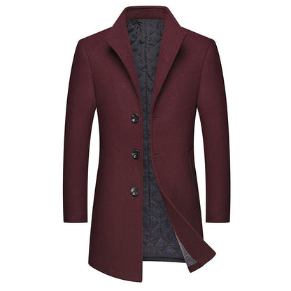 Edge Falcon - The Nevermore Trench Coat for Men – Unique Men's Fashion by Nevermore Lifestyle & Tech | 170. Wine Red