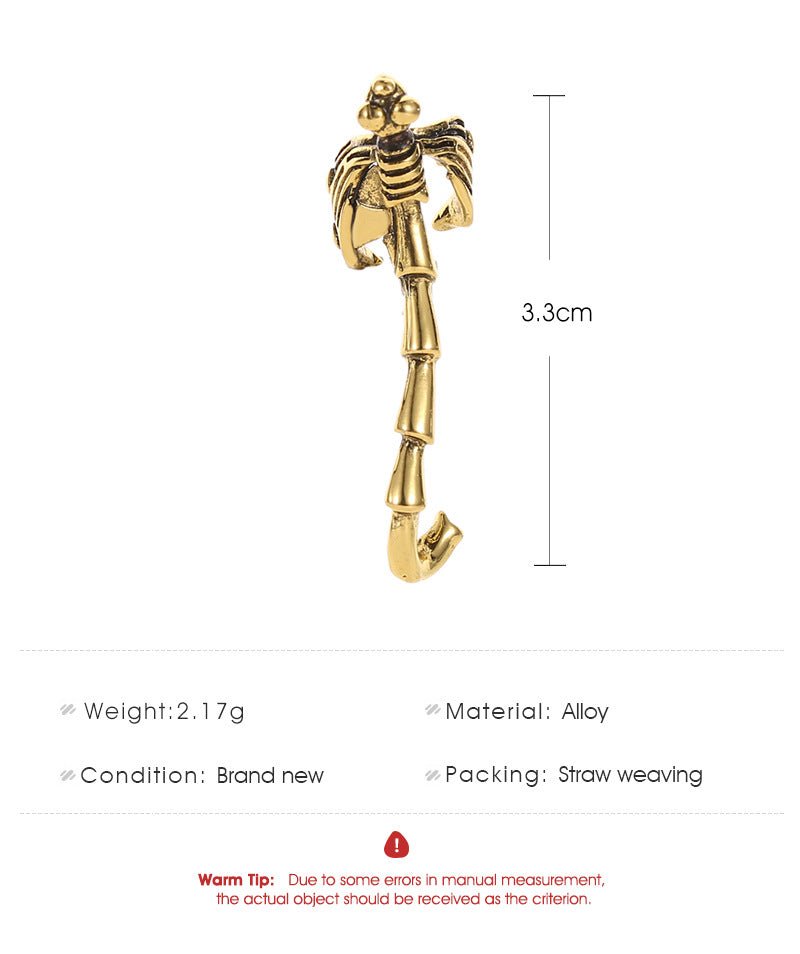 Eirian Deathful - The Nevermore Ear Clip Earring Women's Ear - Cuff – Unique Earrings by Nevermore Lifestyle & Tech | H Gold