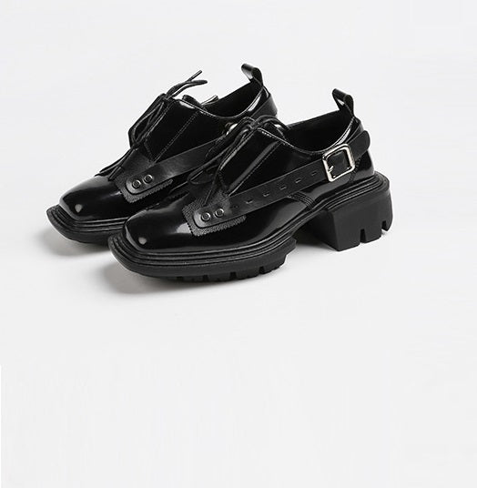 Elevate Chic - Women's Thick Heel Shoes by The Nevermore