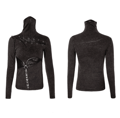 Elisha - The Nevermore STEAMPUNK net fight stand collar long - sleeved Blouse for Women – Unique Steampumk Fashion for Women by Nevermore Lifestyle & Tech | default