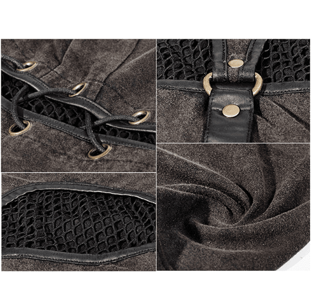 Elisha - The Nevermore STEAMPUNK net fight stand collar long - sleeved Blouse for Women – Unique Steampumk Fashion for Women by Nevermore Lifestyle & Tech | default