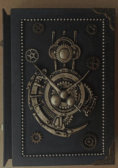 Elvina Sims notebook - The Nevermore Steampunk Gifts – Unique Steampunk Accessories by Nevermore Lifestyle & Tech | Black