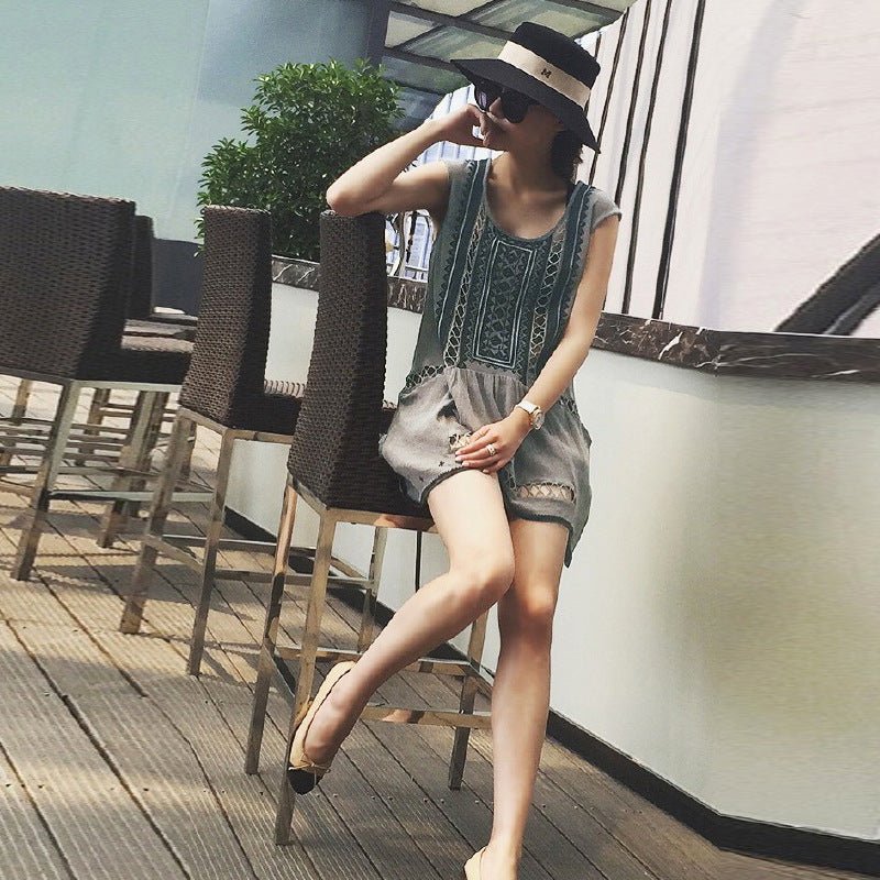 Embroidered Echo - Bohemian Dress by The Nevermore – Unique Dresses by Nevermore Lifestyle & Tech | L Grey