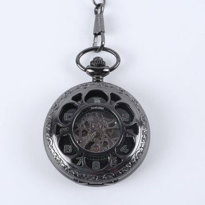 Emery Rookwood - The Nevermore Steampunk Pocket Watch for Men – Unique Steampunk Accessories by Nevermore Lifestyle & Tech | Antique Silver