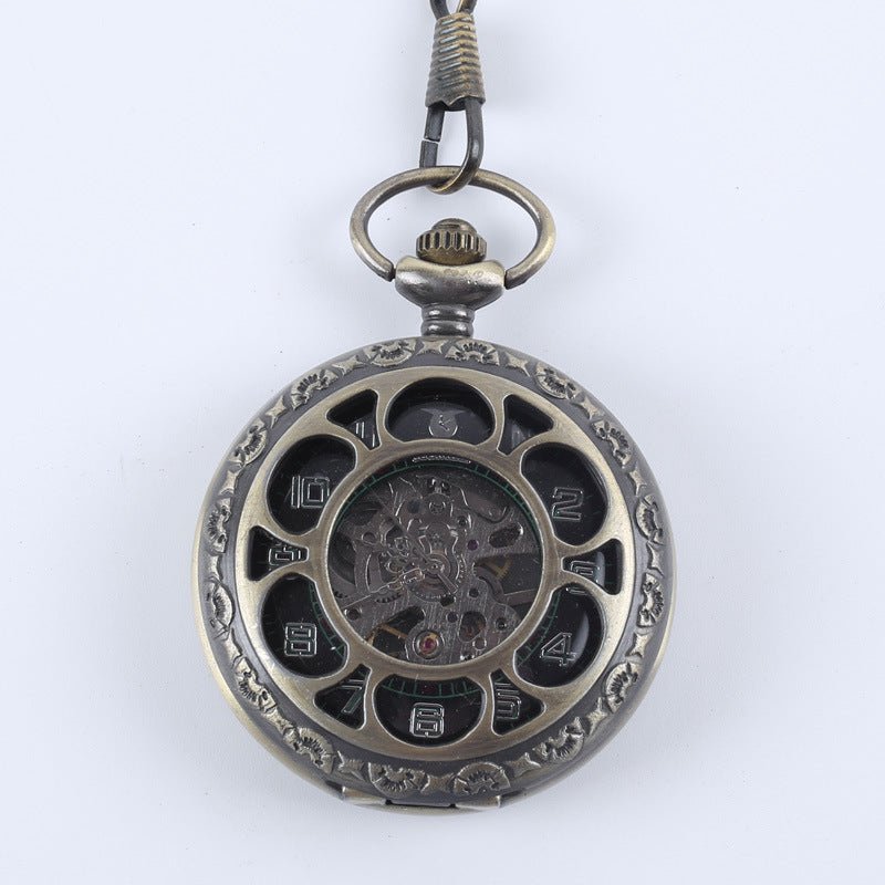 Emery Rookwood - The Nevermore Steampunk Pocket Watch for Men – Unique Steampunk Accessories by Nevermore Lifestyle & Tech | Qinggu
