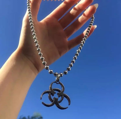 Enigmatic Elegance Necklace - The Nevermore Titanium Steel Pendant