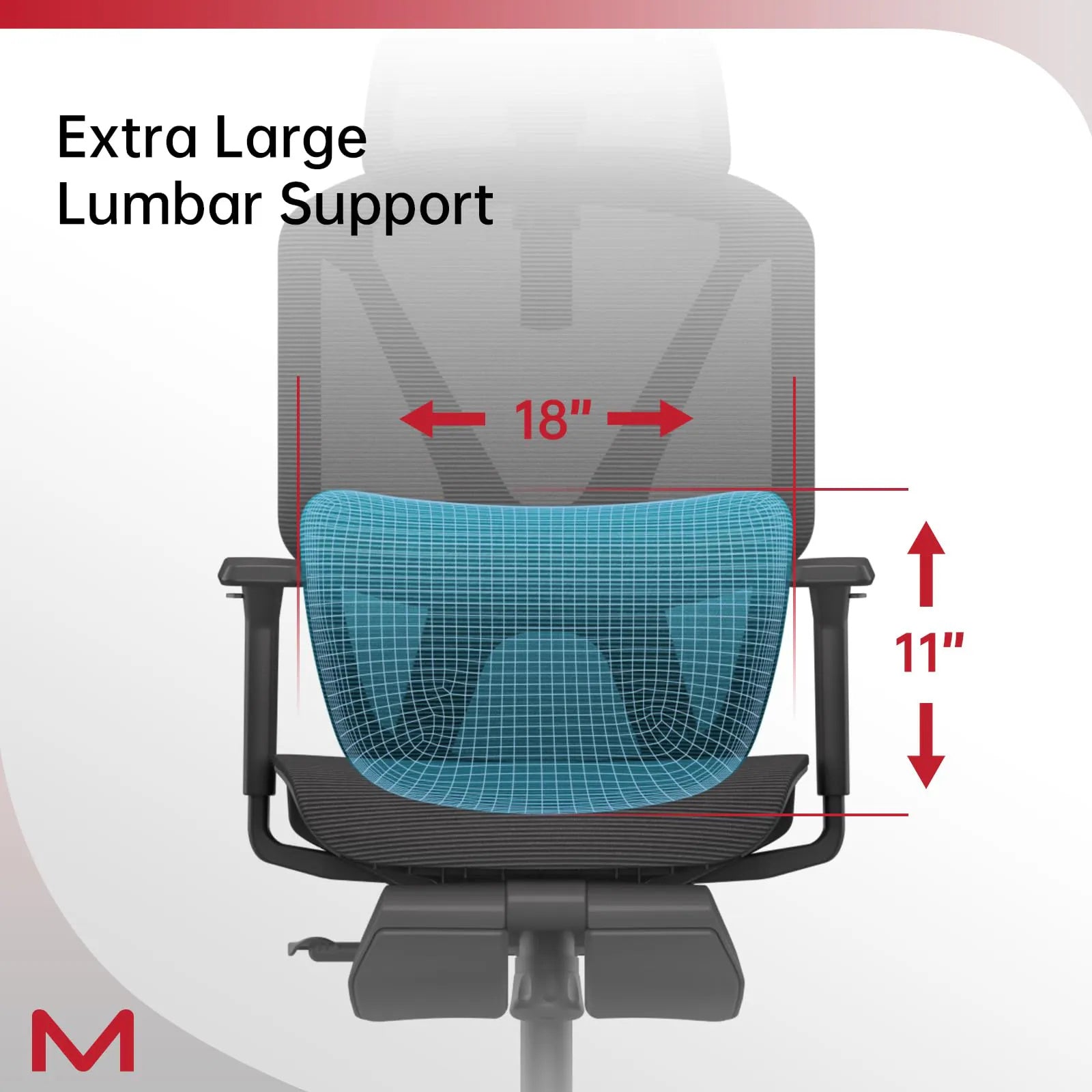 ErgoRest M2 - Premium High-Back Mesh Chair by The Nevermore