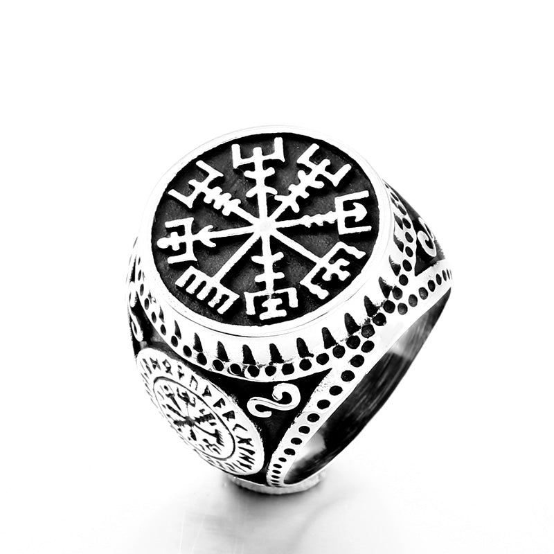 Erik Bloodaxe - The Nevermore Nordic Stainless Steel Ring Viking Alphabet – Unique Jewelry by Nevermore Lifestyle & Tech | 10 A