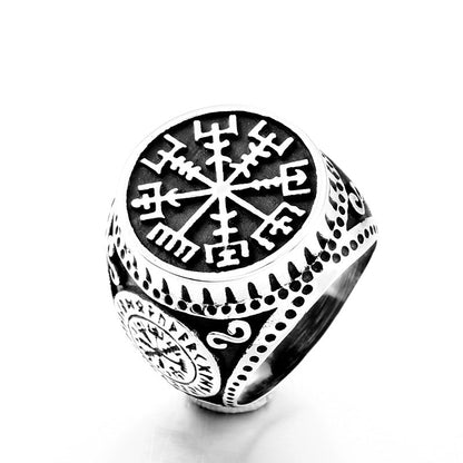 Erik Bloodaxe - The Nevermore Nordic Stainless Steel Ring Viking Alphabet – Unique Jewelry by Nevermore Lifestyle & Tech | 10 A