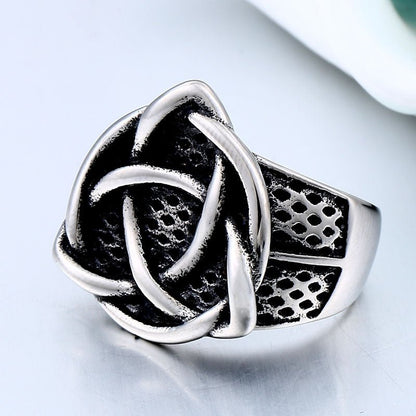 Erik Bloodaxe - The Nevermore Nordic Stainless Steel Ring Viking Alphabet – Unique Jewelry by Nevermore Lifestyle & Tech | 10 B