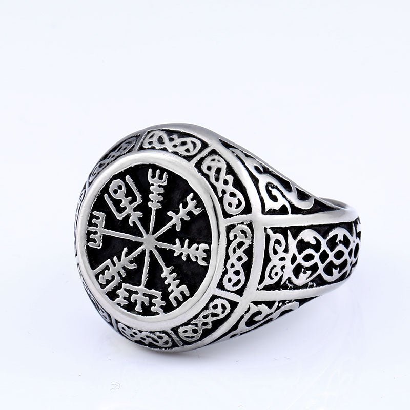 Erik Bloodaxe - The Nevermore Nordic Stainless Steel Ring Viking Alphabet – Unique Jewelry by Nevermore Lifestyle & Tech | 10 C