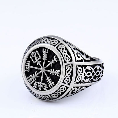 Erik Bloodaxe - The Nevermore Nordic Stainless Steel Ring Viking Alphabet – Unique Jewelry by Nevermore Lifestyle & Tech | 10 C