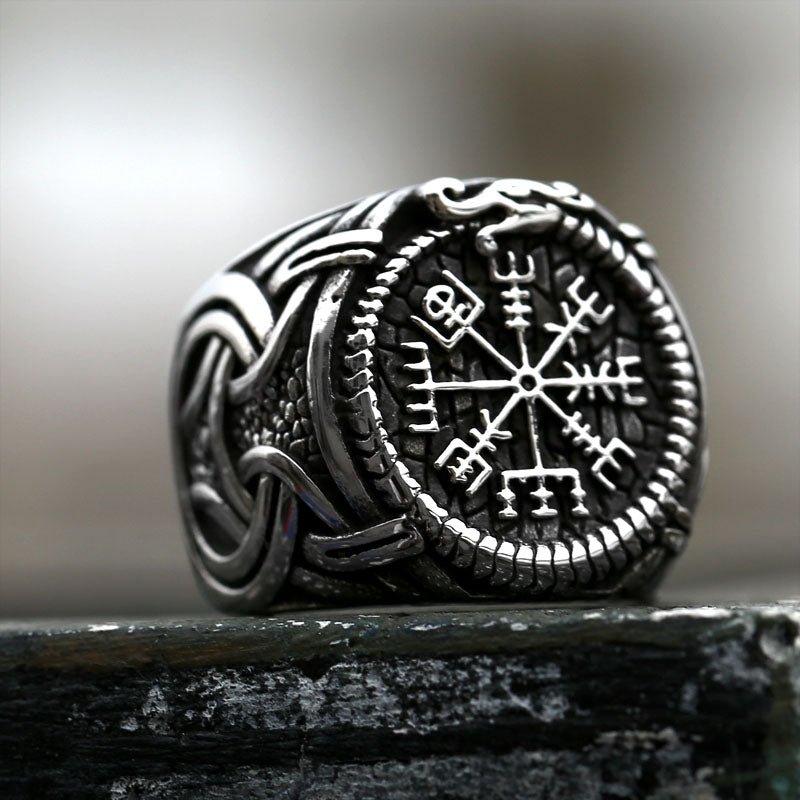 Erik Bloodaxe - The Nevermore Nordic Stainless Steel Ring Viking Alphabet – Unique Jewelry by Nevermore Lifestyle & Tech | 10 D