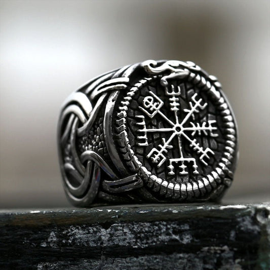 Erik Bloodaxe - The Nevermore Nordic Stainless Steel Ring Viking Alphabet – Unique Jewelry by Nevermore Lifestyle & Tech | 10 D
