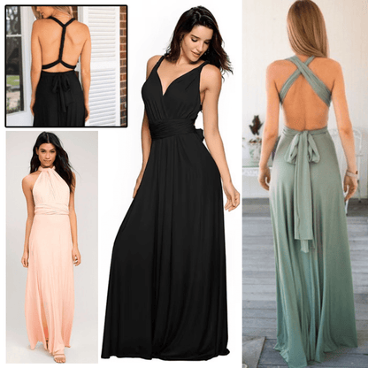 EthereaWrap - Multiway Backless Maxi Dress by The Nevermore