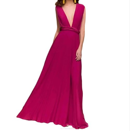Women's Sexy Long Party Dress Club Floor-Length Summer Backless Bandage Maxi Dress Multiway Bridesmaids Boho Women Dress Vestidos