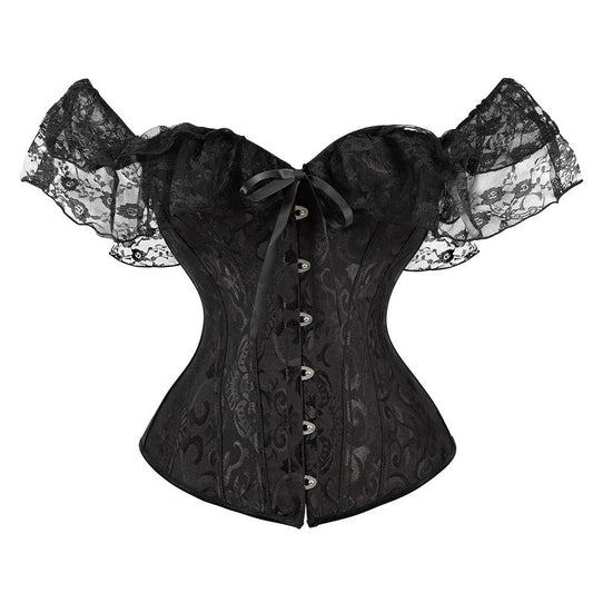 Everalda - The Nevermore Steampunk Gothic Corset for Women – Unique Gothic Fashion by Nevermore Lifestyle & Tech | 2XL 2black