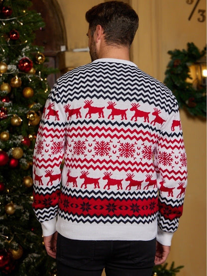 Evergleam Cheer – Christmas Couple Sweater by The Nevermore – Unique Christmas by Nevermore Lifestyle & Tech | L White male