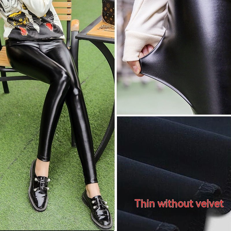 EverydayEase - The Nevermore Leather Legging for Women – Unique Fashion for Women by Nevermore Lifestyle & Tech | XXL PU Thin