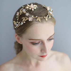 Faerie Teacher handmade tiara – gold