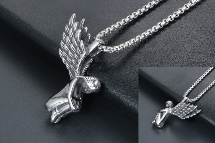 Fallen Angel - Gothic Pendant by The Nevermore – Unique Gothic Pendants by Nevermore Lifestyle & Tech | Individual Pendant