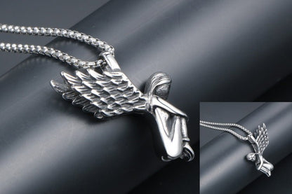 Fallen Angel - Gothic Pendant by The Nevermore – Unique Gothic Pendants by Nevermore Lifestyle & Tech | Individual Pendant