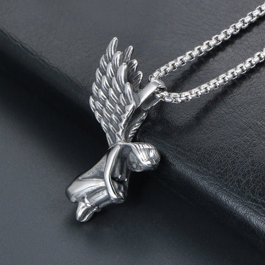 Fallen Angel - Gothic Pendant by The Nevermore – Unique Gothic Pendants by Nevermore Lifestyle & Tech | Individual Pendant