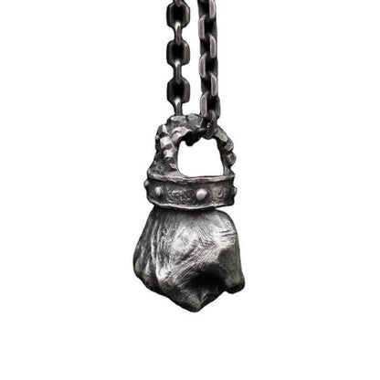 Fearless Fist Gothic Pendant Necklace by The Nevermore