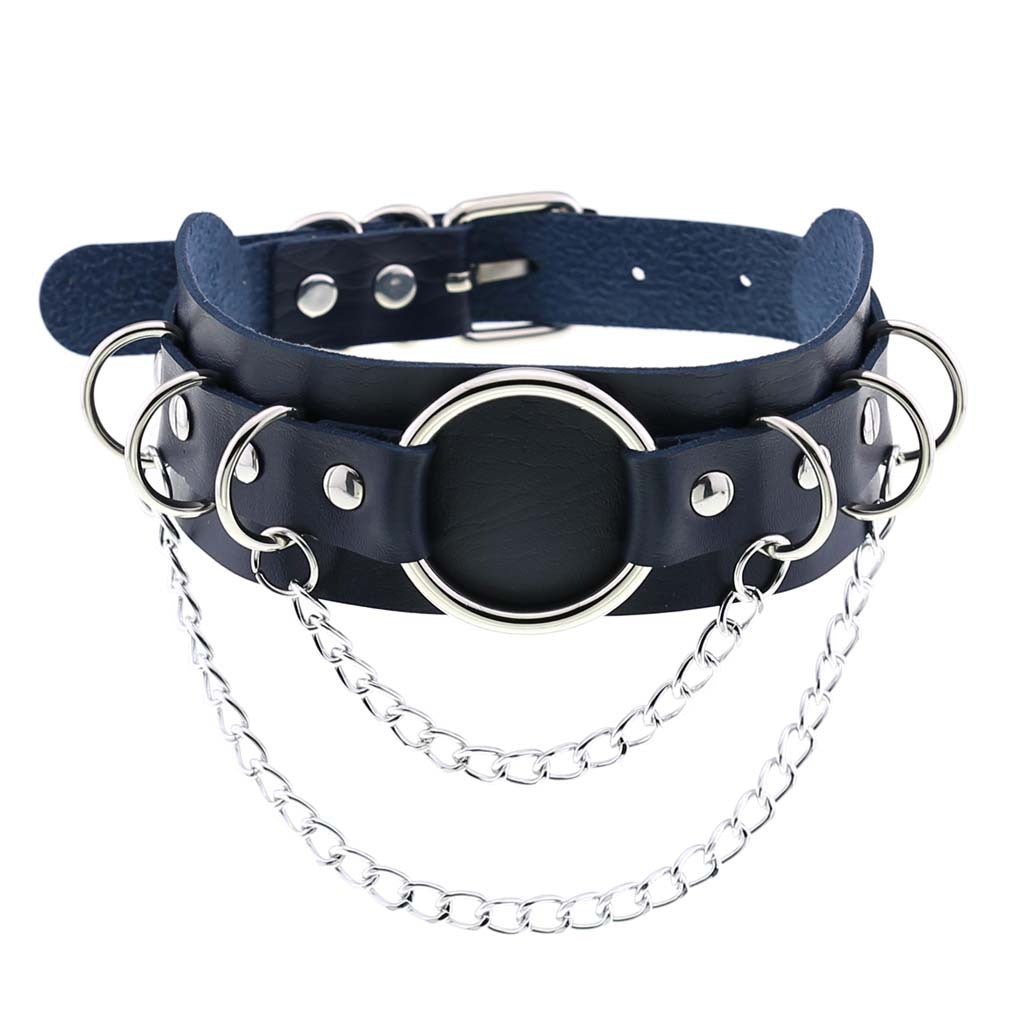 Felicity Vespera - The Nevermore Gothic Choker Necklace – Unique Gothic Jewelry by Nevermore Lifestyle & Tech | Dark Blue