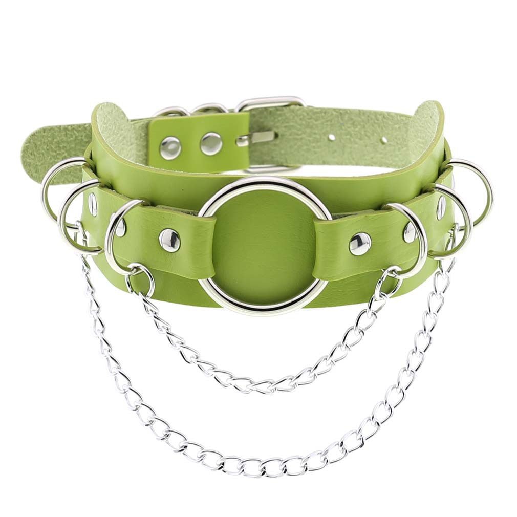 Felicity Vespera - The Nevermore Gothic Choker Necklace – Unique Gothic Jewelry by Nevermore Lifestyle & Tech | Green